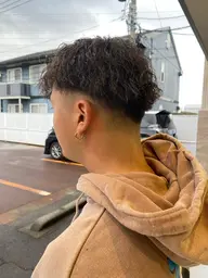 メンズカット+パーマ