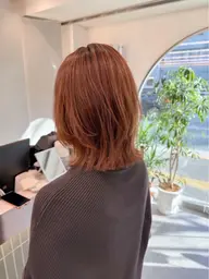 【初カラーにおすすめ！】ブリーチなしでダブルカラー+最高級ダメージケアトリートメント