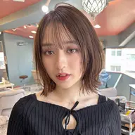 [土日も使える♪ミニモ限定ご新規様クーポン🌟]カット+保湿トリートメント　ボブスタイルならお任せ下さい✨