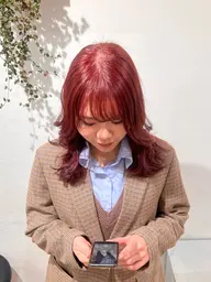 【🥣カラー】《高発色✨》ブリーチなしダブルカラー🩰