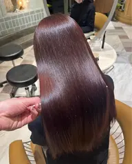 美髪✨️縮毛矯正➕髪質改善3stepトリートメント💜