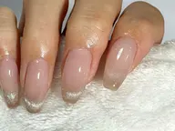 【オフなしの方】大人可愛い！マグネットフレンチネイル☆