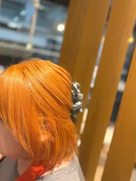 ケアブリーチ＆オンカラー【リタッチも❣️】