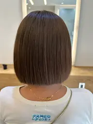 肩に付かない長さの方限定✨ケアカラー🩵