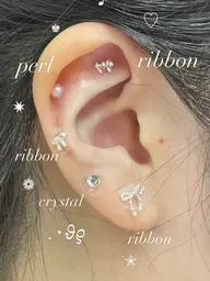 【✨お得セット✨】束感まつぱ➕耳ツボジュエリー6個【4900】コーティング剤込み‼️