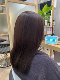 全体カラー（おしゃれ染め）Refaウルトラファインバブルシャンプー＋3ステップトリートメント