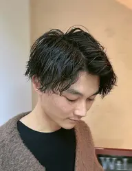 ☘️パーマで迷ったらコレ☘️メンズカット+トレンドクリームパーマ¥12000→¥8800