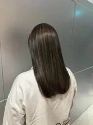 ハイライト+全体カラー+4stepトリートメント