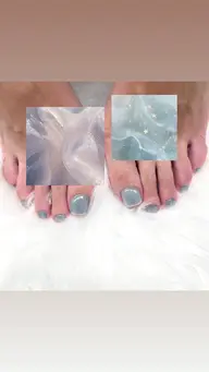 【オフなし】🈚️ フット🦶🏻💕 シンプルコース / 池袋 / パラジェル 変更可能🎀🤍指名料込¥5830