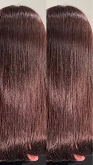 ブリーチなしワンカラー　エスタブリッシュ髪質改善トリートメント