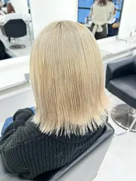 ミニモ限定🐼【ケアブリーチ使用外国人風カラー】＋【スタイリング¥0】