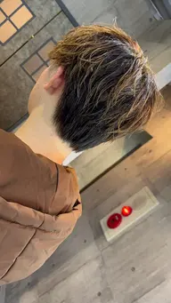 特殊レザーメンズカット‼️刈り上げたくないけど短く収めたい方、柔らかい質感がお好きな方はレザーカットがオススメです‼️