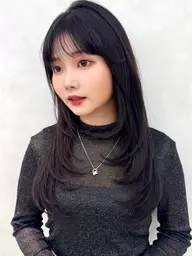【韓国ヘア🇰🇷】韓国ヘアカット➕シャンプー60分 ＃レイヤーカット＃韓国ヘア