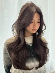 巻き髪スタイリング🤍