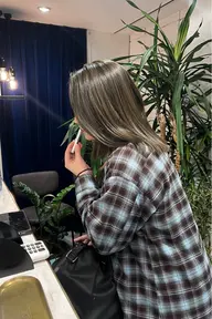 ワンカラー✨️トリートメント付き🚿