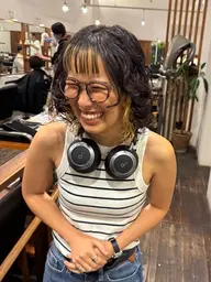 🌀ポイントパーマ