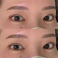 眉ワックス＋間引き(メイク込み)