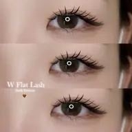 🌼抜け感まつ毛 ブラウンカラーエクステ フラットラッシュ140本(オフ込)