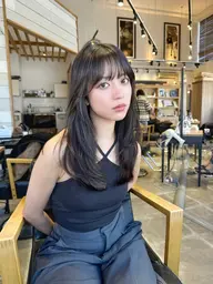 ✨💕カットと艶カラーと乾かしただけで綺麗になる髪質改善ストレートがセットになったクーポン✨💕