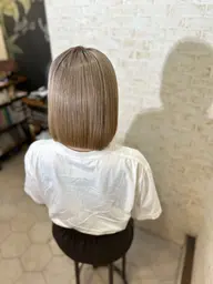 最旬◎✨限定◎ハイトーンブリーチ毛専用ツヤ髪カラー＋カット＋オージュアフルトリートメント✨