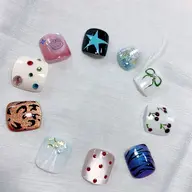 【フット】夏にピッタリ♪親指アートネイル◇¥6500
