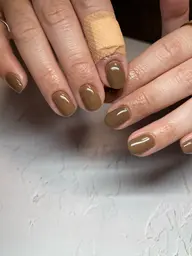 オフなしワンカラー ネイル