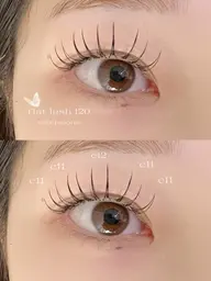 フラットラッシュ80​〜​100本(オフなし)