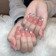 🧊【初回オフ無料ケア込み】 大人気氷ワンホンネイル✨