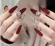 【lip balmプレゼント🎁ジェルオフ無料】長さ出し10本＋持ち込みデザイン