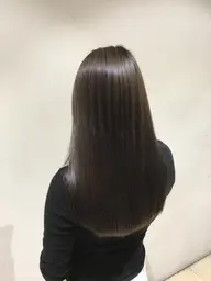 オーガニックカラー +水分補給トリートメント¥4400