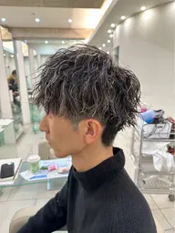 メンズカット+パーマ