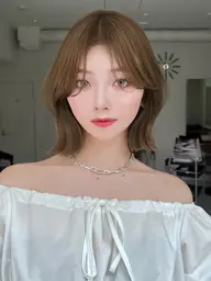 🤍うる艶ワンカラー➕泡のトリートメント🫧