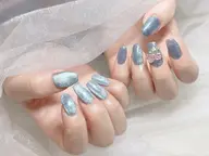 【新規オフ無料】 大人気‼️マグネットネイル✨シンプルにオフィスワークにも❣️ ¥4,900