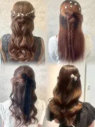 🌙ハーフアップアレンジ🌙