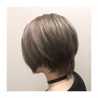 【ブリーチなしでも透明感カラー+超音波トリートメント】