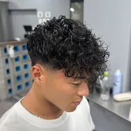 メンズカット＋パーマ＋シャンプー&パワートリートメント