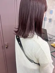 《人気メニュー!!》カット+ダメージレスカラー+LINKAGEトリートメント