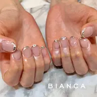 🪞ガラスフレンチ/ブライダル系💋【オフ有】