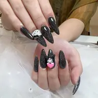 💐【初回ジェルオフ無料ケア込み】 スカルプ長さだしマグネット/ワンカラ/ラメグラ➕パーツ2個デザイン🩷🤍🩵