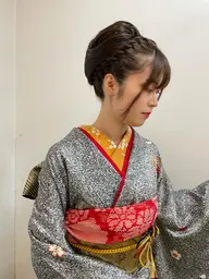 🍡訪問着🍡着付け&ヘアーセット