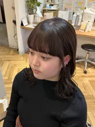 ✨🪞レディースカット💇🏻♀️✨【癖をしっかり伸ばす】前髪縮毛矯正🧸(スタイリストチェックあり)