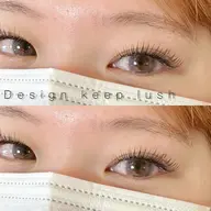 新技術❕デザインキープラッシュ❤️‍🔥スタンダードコース👀✨240本まで※シングルラッシュ120​〜​140本相当