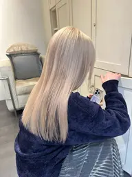 ハイブリーチカラー（ブリーチ2回＋カラー）🪐