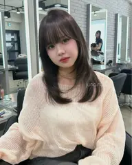 前髪縮毛矯正➕韓国レイヤーカット🇰🇷➕トリートメント相談