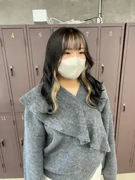 🧸🍀カット＋イヤリングカラー＋全体カラー＋3ステップトリートメント🧸🍀