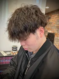 カット+ツイストスパイラル