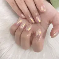 シンプルアート ミラーパウダーネイル