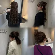 【ヘアセット】結婚式，お出かけ前，出勤前に‼︎✨🩵