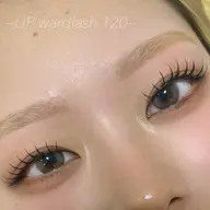 【自まつ毛を痛ませないパリエク風マツエク❣️】💎アップワード✖️フラットラッシュ100本💎