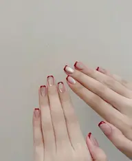 「しっかりケア+美フォルム」マグネット+フレンチネイル8980→6980